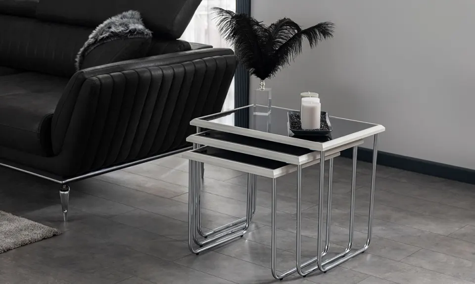 Delon Metal Leg Side Table