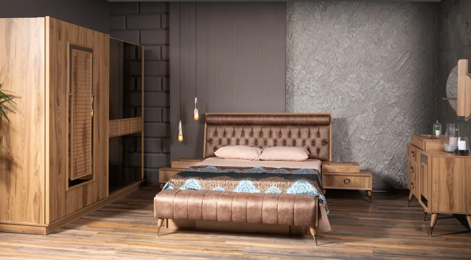 Mira Sliding Door Bedroom Set