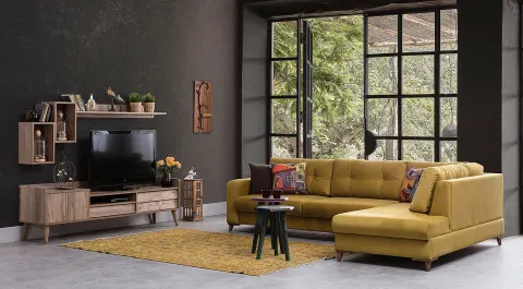 Luna   Corner Sofa Set