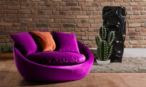Fotelja Purple Bergere