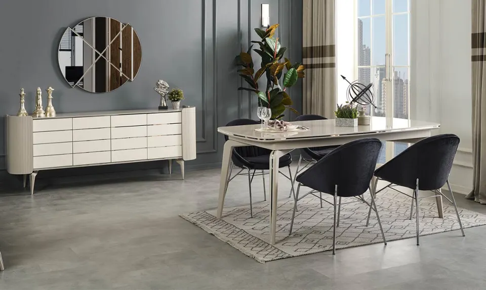 Karya Kum Taşı Dining Room Set