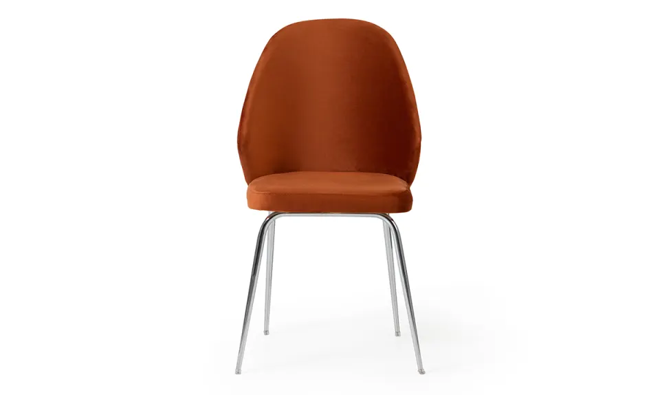 Pearl Silver Leg Chair