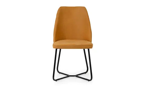 Lima Black Metal Leg Chair