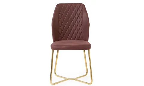 Piano Gold Metal Leg Chair