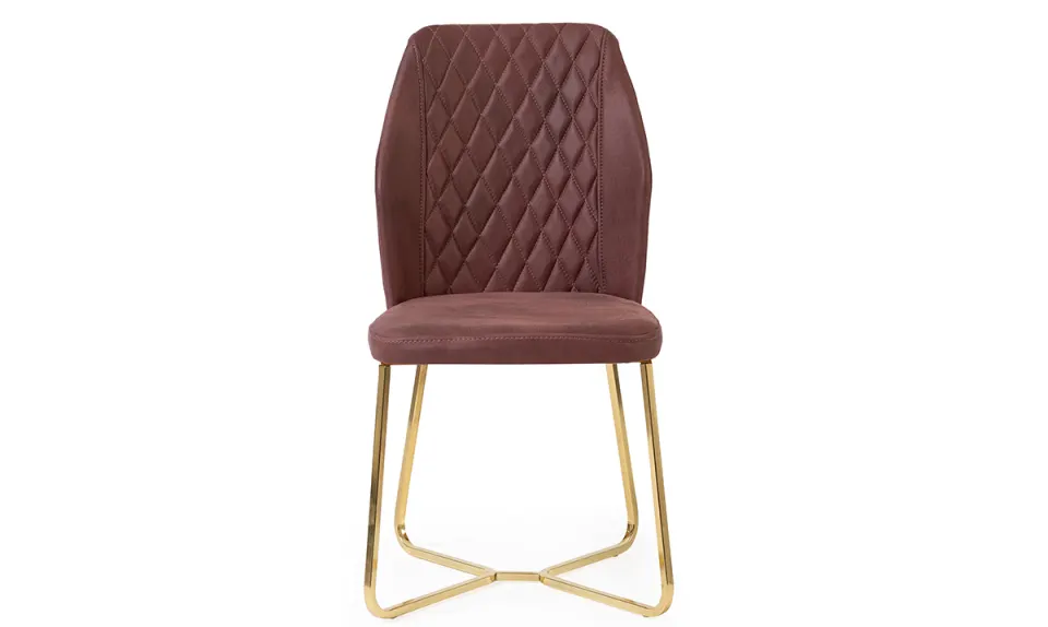 Piano Gold Metal Leg Chair