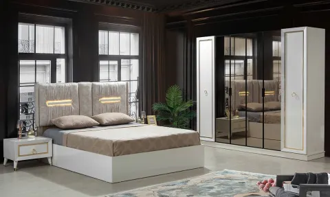 Hürrem Moonstone 6 Door Bedroom Set