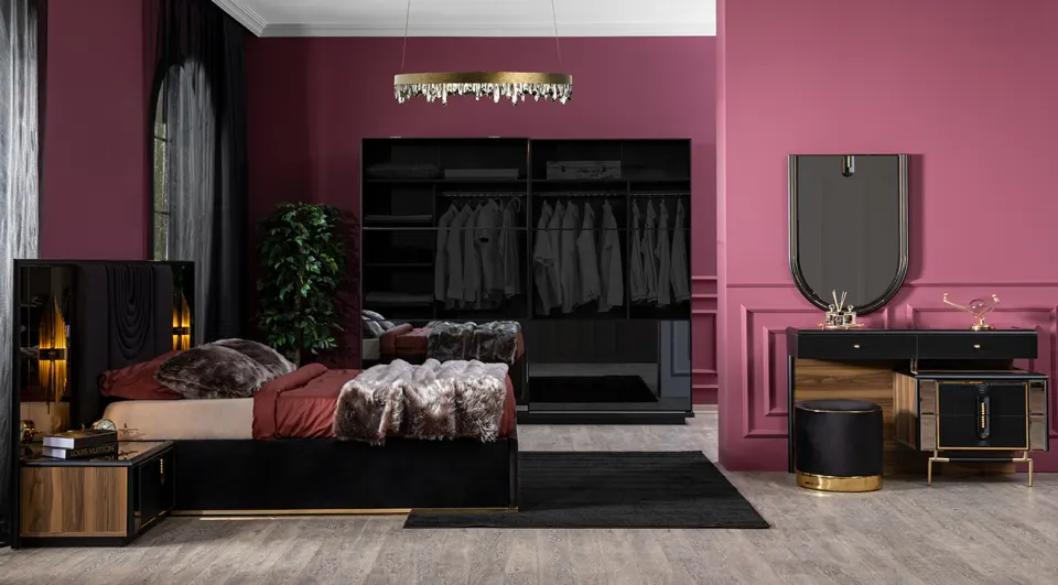 Banderas Sliding Door Bedroom Set