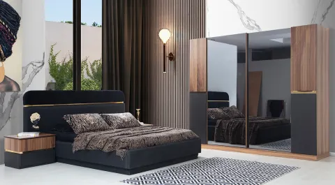 New Gloria Sliding Door Bedroom Set
