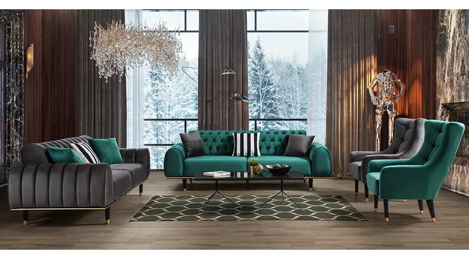 Ertuğrul Chester Sofa Set