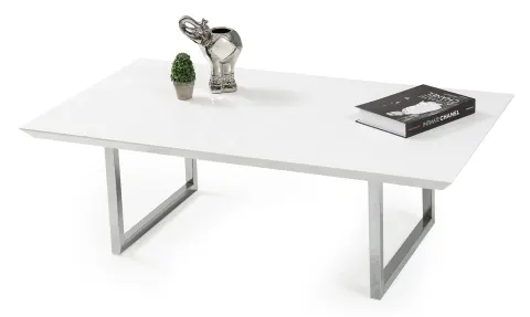 Marküteri Silver Metal Leg Coffee Table