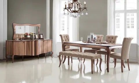 Masal Walnut Dining Room Set