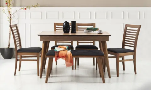 Polo Walnut Dining Table