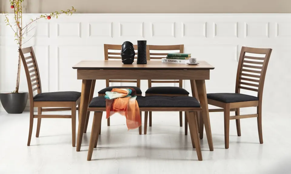 Polo Walnut Dining Table