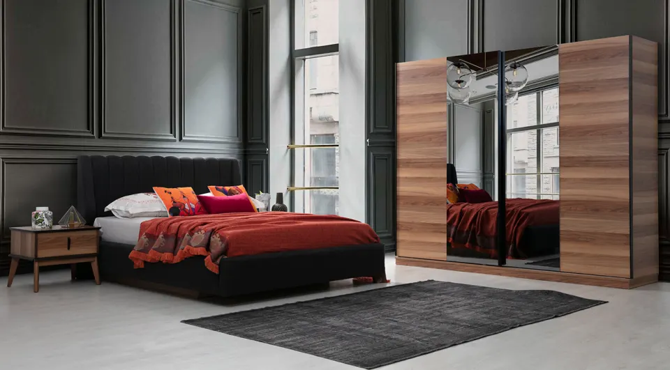 Oslo Sliding Door Bedroom Set