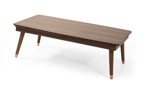 Rose Wooden Leg Coffee Table
