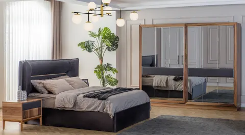 Loft Sliding Door Bedroom Set