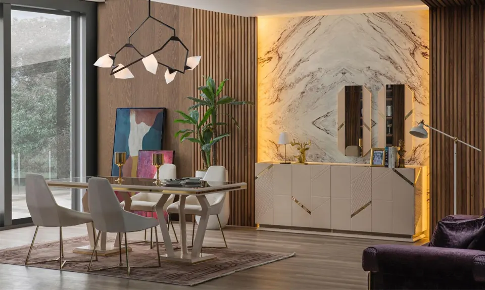 Venüs Moonstone Dining Room Set