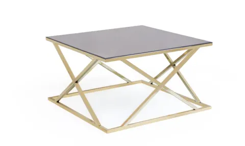 Efe Gold Metal Leg Coffee Table