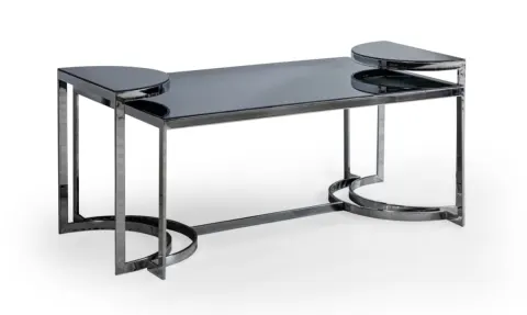Etna Silver Metal Leg Coffee Table