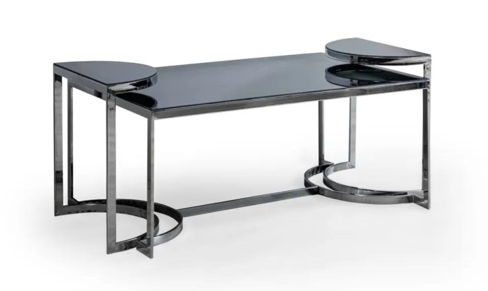 Etna Silver Metal Leg Coffee Table