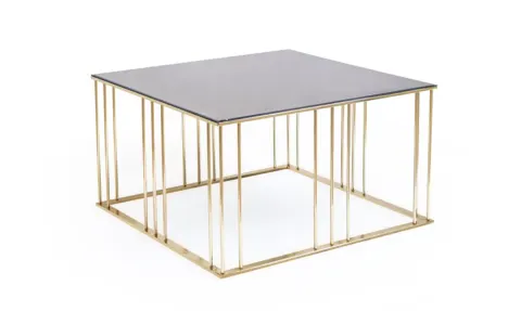 Zen Gold Metal Leg Coffee Table