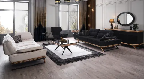 Wow  Metal Leg Sofa Set 2