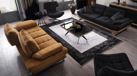 Wow  Metal Leg Sofa Set 3