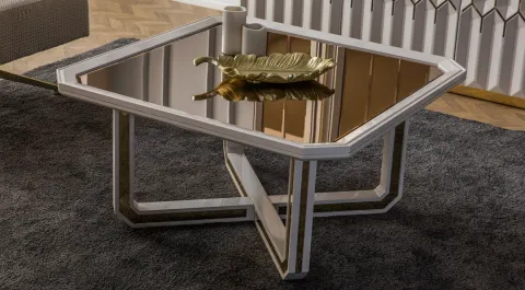 Zümra Cream Coffee Table