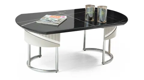 Roma Metal Leg Coffee Table