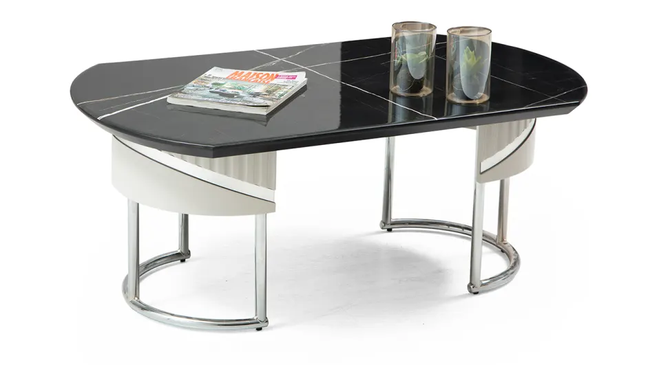 Roma Metal Leg Coffee Table