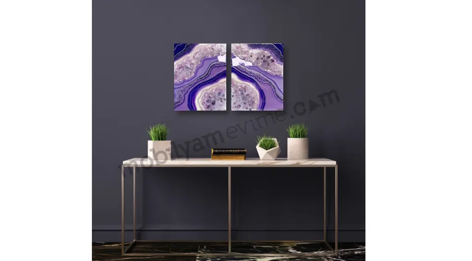 Violet Epoxy Table