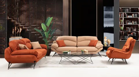 Soft  Modern Sofa Set