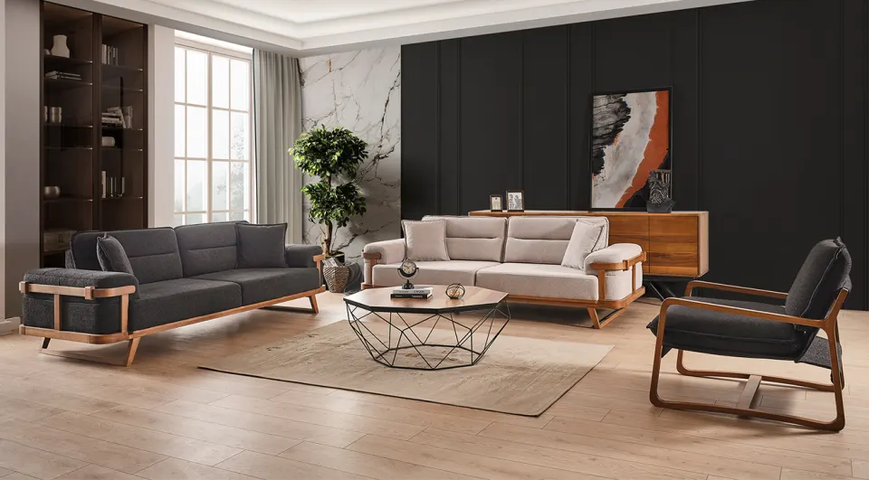 Azra  Modern Sofa Set