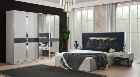 Keops Sliding Door Bedroom Set
