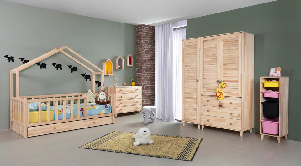 Adal 3 Doors Baby Room Set