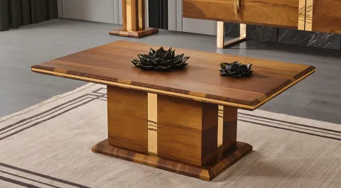 Star Walnut Coffee Table