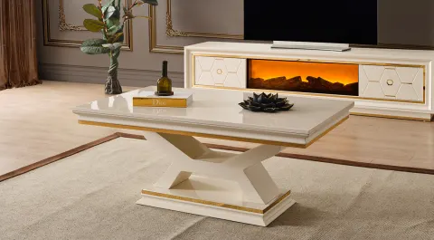 Yusra Cream Coffee Table
