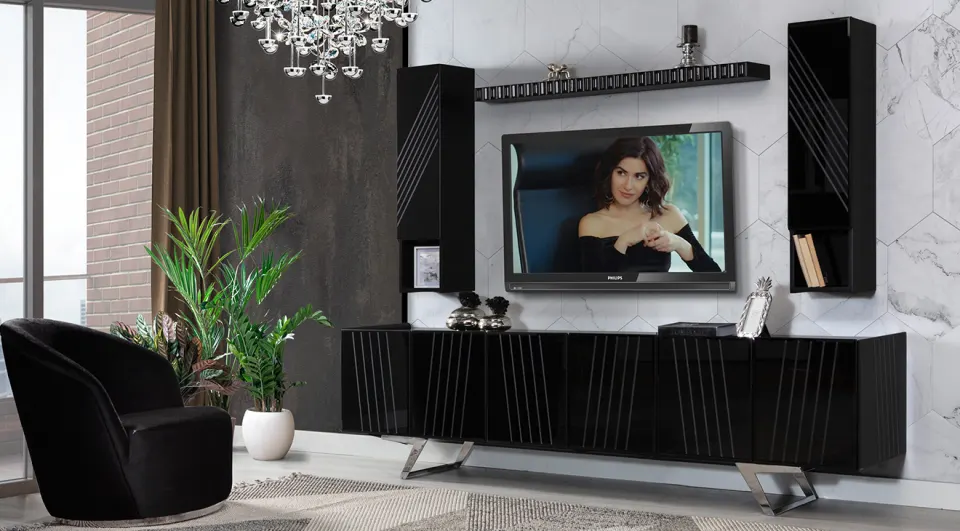 Elis Metal Leg Tv Unit