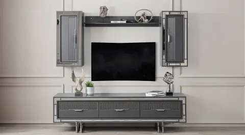 Sedef Metal Leg Tv Unit