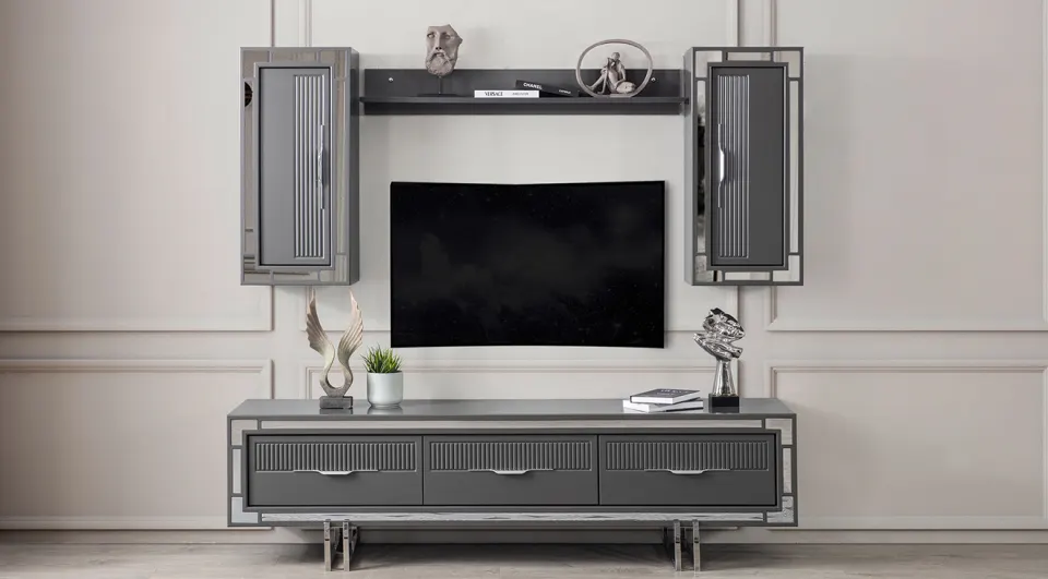 Sedef Metal Leg Tv Unit