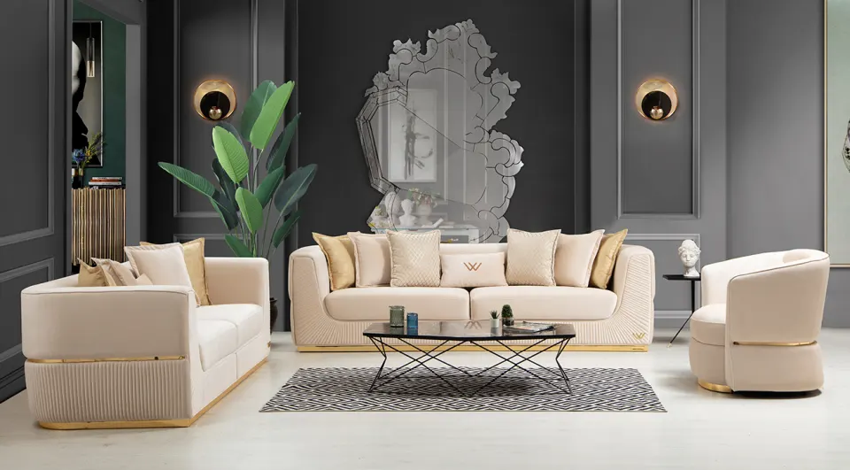Lorenzo Luxury Sofa Set