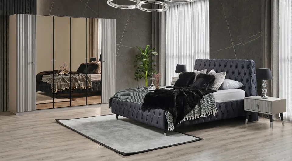 Acelya 6 Doors Bedroom Set
