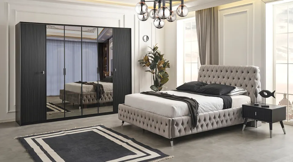 Palmira 6 Door Bedroom Set