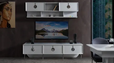 Alfa Metal Leg Tv Unit