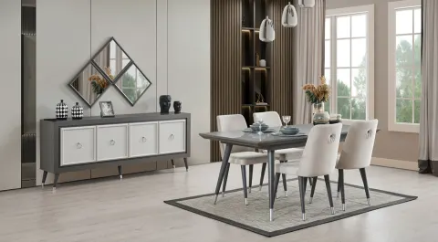 Marian Wooden Leg Dining Room Set