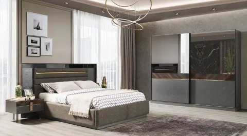 Loca Sliding Door Bedroom Set