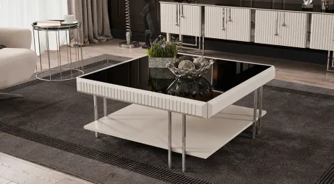 Vizyon Metal Leg Coffee Table