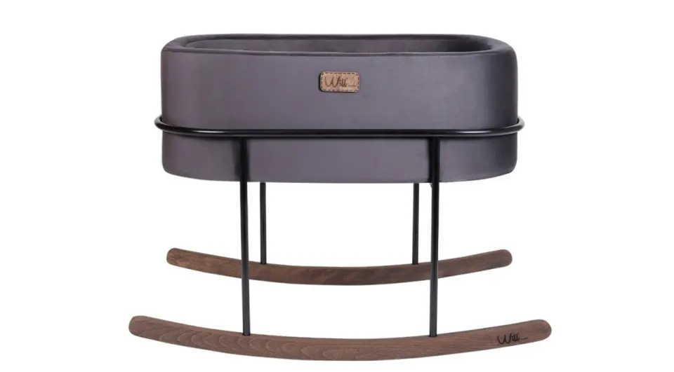 Will Beside Mother's Side Crib Anthracite Black