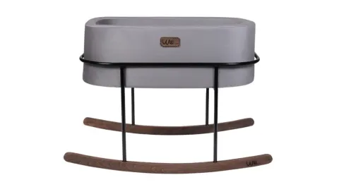 Will Beside Mother's Side Crib Grey Black