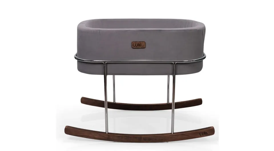Will Beside Mother's Side Crib Grey Silver